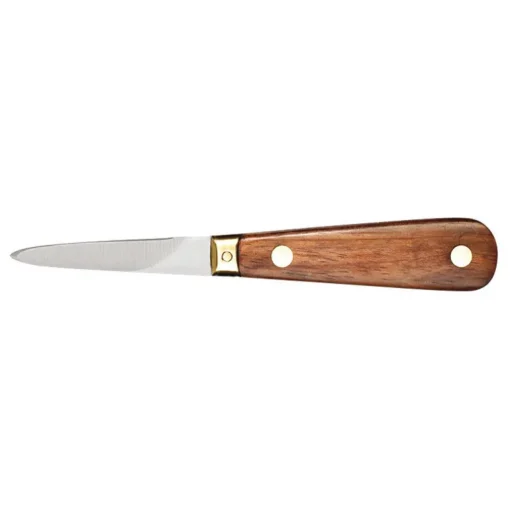 Lancette à huîtres sans garde manche palissandre 16 cm