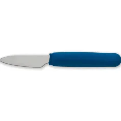Lancette à huîtres sans garde ergonomique bleue 18,5 cm