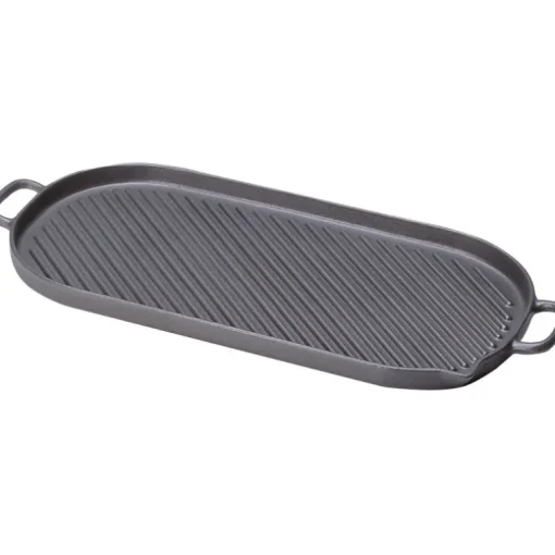 Le Chasseur grill ovale à anses 53 x 23 cm