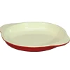 Le Chasseur plat à oeufs rond rouge 16 cm