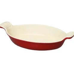 Le Chasseur plat ovale rouge 34 cm