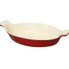 Le Chasseur plat ovale rouge 25 cm