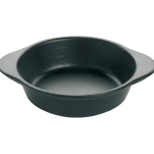 Le Chasseur plat rond creux noir 22 cm
