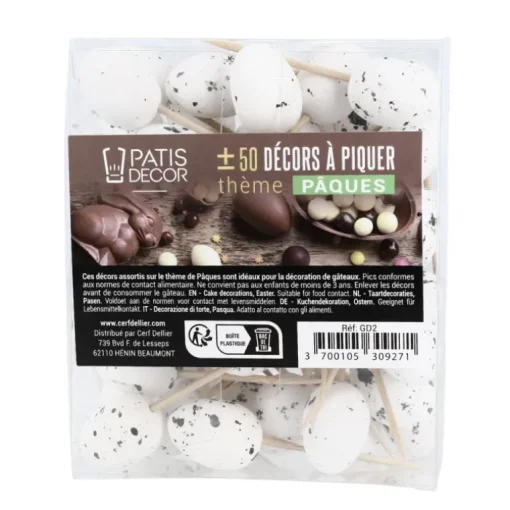 Lot cakes toppers œufs de Pâques (±50)