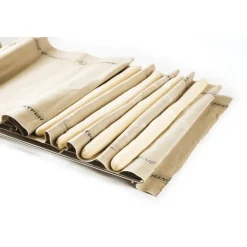 Lot de 10 toiles à couche ourlées pour ""parisiens"" 2,3 largeur 60 cm