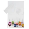 Lot sachets motif œufs de Pâques + liens - 14 x 23 cm (x10)