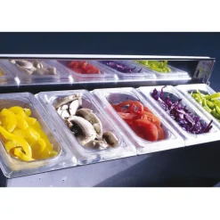 Matfer condibox avec 5 bacs GN 1/9 cristal