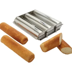 Matfer pain de mie rond triple inox 30 cm diamètre 7 cm 300 g