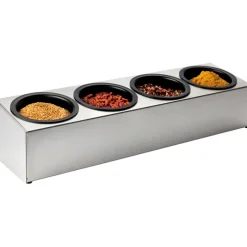 Matfer roll box inox 4 bols 51x13,5 cm