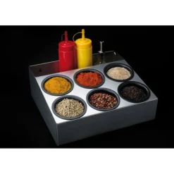 Matfer roll box inox 6 bols 38x36 cm