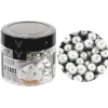 Maxi perles  argentées comestibles Ø 8 mm 70 g