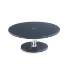 Mealplak présentoirs à gâteaux ronds anthracite 11 cm