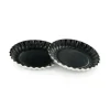 Mini assiette carton ronde noire 88 mm (x100)