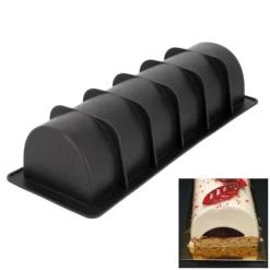 Moule à bûche lisse silicone 30 cm
