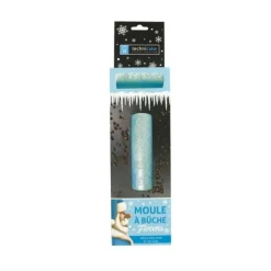 Moule à bûche PVC "Flocons"
