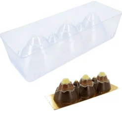 Moule à bûche PVC "Glacier"