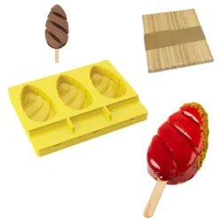 Moule à esquimaux silicone Malibu + 50 bâtons