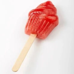 Moule à esquimaux silicone Cupcake + 50 bâtons