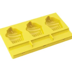 Moule à esquimaux silicone Cupcake + 50 bâtons