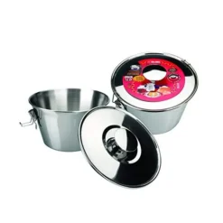 Moule à flan avec couvercle inox Ø 16 cm