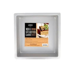 Moule à gâteau carré 23 x 23 cm Hauteur 10 cm