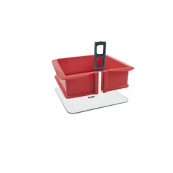 Moule à manqué démontable carré silicone base en verre