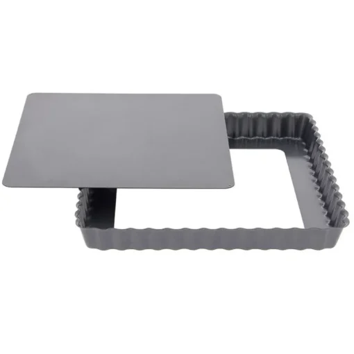 Moule à tarte carrée 23 cm à fond amovible
