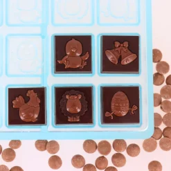 Moule carrés chocolat napolitains Pâques