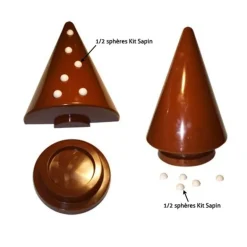 Moule chocolat 60 demi sphères