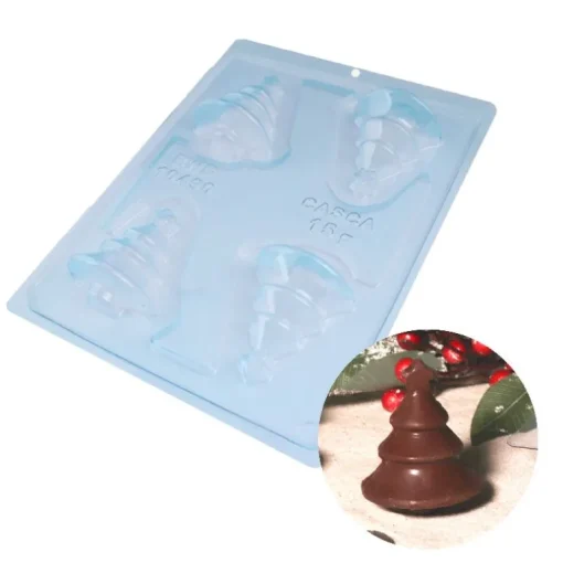 Moule chocolat en 3 parties Sapin de Noël Patisdécor