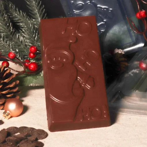 Moule chocolat en 3 parties Tablette père Noël Patisdécor