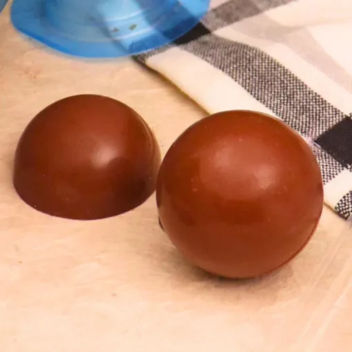 Moule chocolat en 3 parties 5 demi sphères