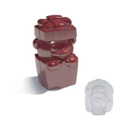 Moule chocolat ourson cadeau 3D