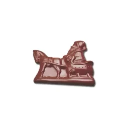 Moule chocolat Père Noël traineau