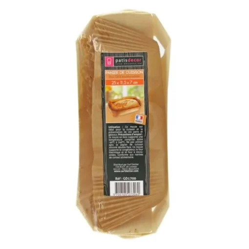 Moule de cuisson bois 25 x 11,5 x 7 cm