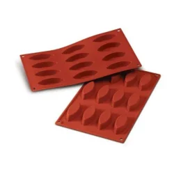 Moule silicone 12 barquettes moyennes