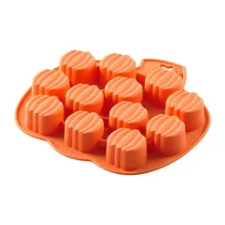 Moule silicone 12 citrouilles Halloween Wilton