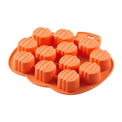 Moule silicone 12 citrouilles Halloween Wilton