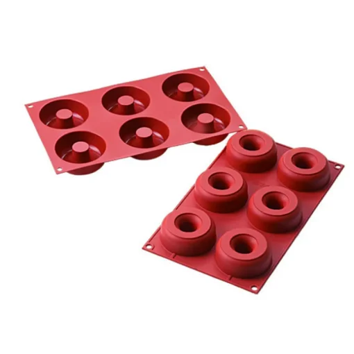 Moule silicone 6 donuts
