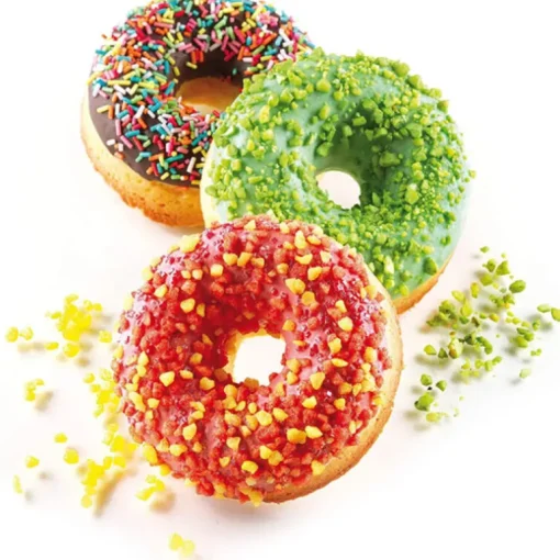 Moule silicone 6 donuts