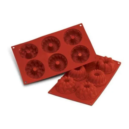 Moule silicone 6 empreintes fantaisie
