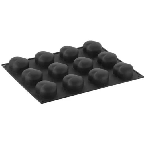 Moule silicone 12 empreintes Passion 7 cm Pavoni