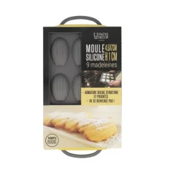 Moule silicone 9 madeleines