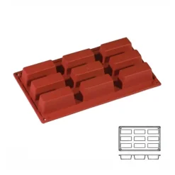 Moule silicone 9 mini cakes