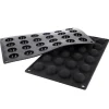 Moule silicone 24 mini demi-sphères Ø 3 cm