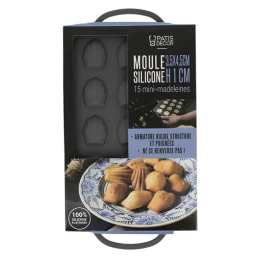 Moule silicone 15 mini madeleines