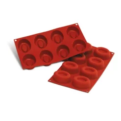 Moule silicone 8 savarins ovales