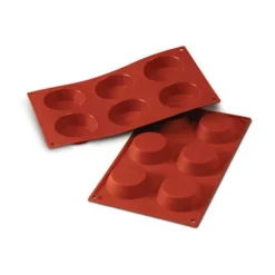 Moule silicone 6 tartelettes 7 cm