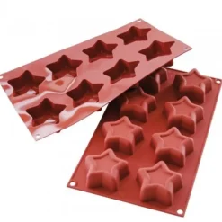 Moule silicone 8 étoiles