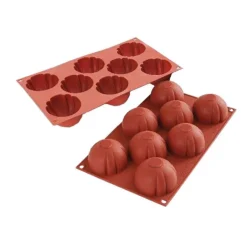 Moule silicone coupoles striées